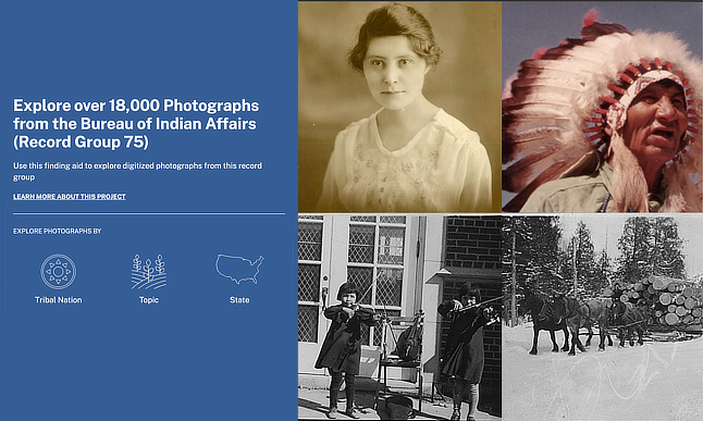 Bureau of Indian Affairs Photographs Finding Aid & Explorer